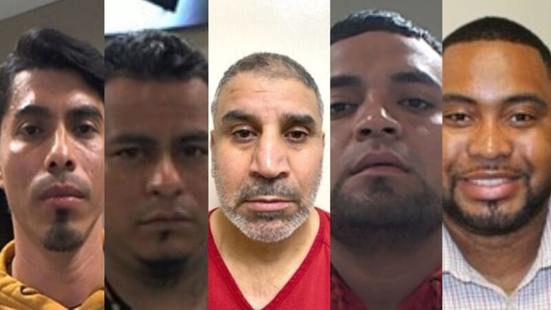 ICE arrests in Nashville from left to right: Carlos Reinaldo Alvarado-Rodriguez, Franklin...