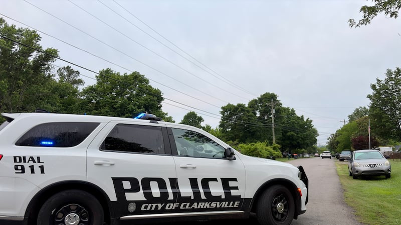 Clarksville Police officers have been negotiating for hours Wednesday morning with a...