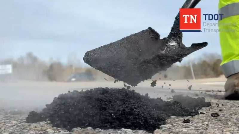 TDOT crews repair potholes.