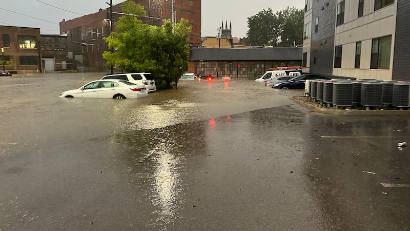 Overnight rain brings flooding to Knoxville north of downtown
