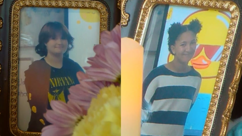 Middle schoolers Zoe Davis and Arianna Pearson were killed in a bus crash while on a field...