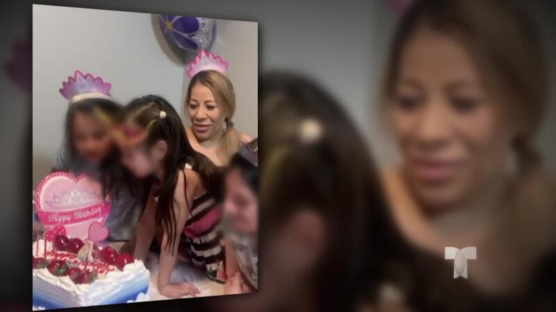 Un vídeo grabado con un teléfono móvil capturó el momento en que Luz Calera volvió a abrazar a...