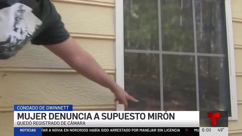 La mujer, aterrada, se dio cuenta porque recibió una notificación en su celular de la cámara...