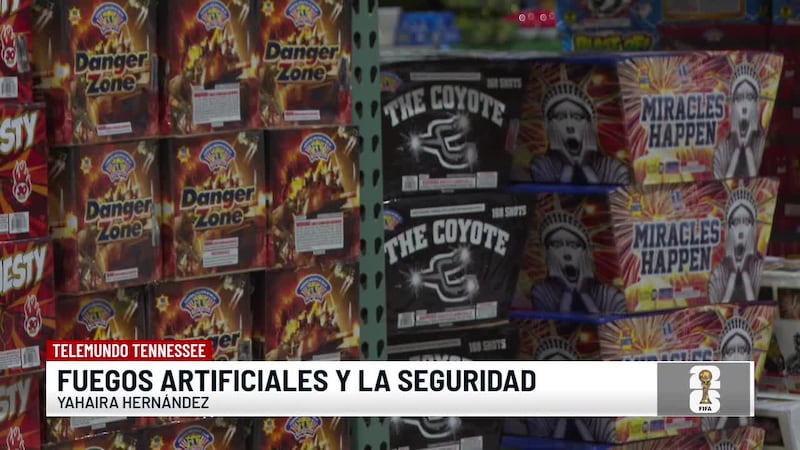 Ilegal el uso de fuegos artificiales para varios condados en Tennessee, no se ariesgue