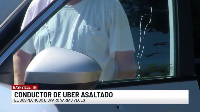 Asaltan a conductor de Uber y se arma la balacera en Nashville