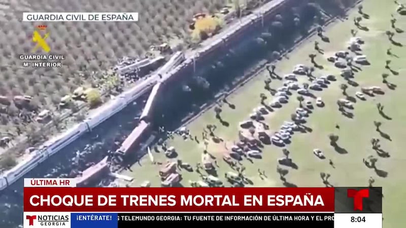 Choque mortal de trenes en España