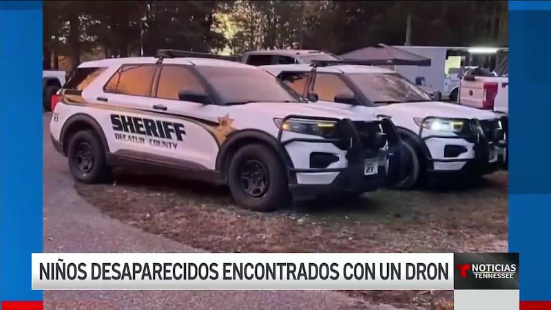 Dos menores desaparecidos fueron encontrados gracias a un dron en Decatur